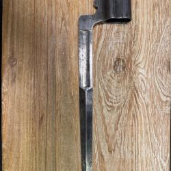 RARE BA&Iuml;ONNETTE DE VOLTIGEUR CORSE POIR FUSIL DOUBLE
