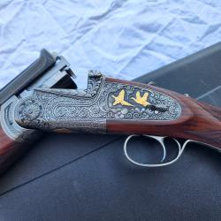 Fusil superpos&eacute; &agrave; platines Sarriugarte