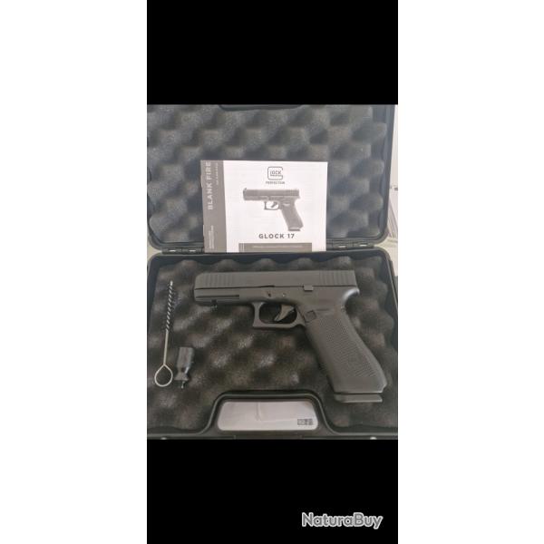 Pistolet � blanc Glock 17 Gen 5 Umarex 9mm PAK