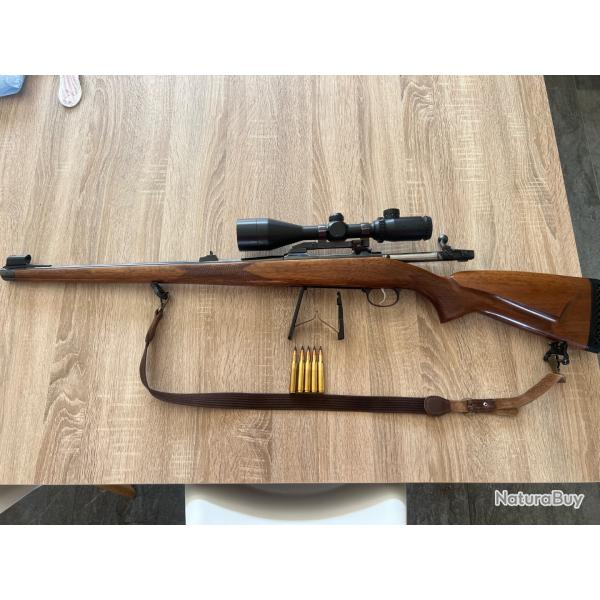 Ensemble Chasse CZ 550 FS Stutzen .270 Win + Lunette Hakko 3-12x50 + Bretelle