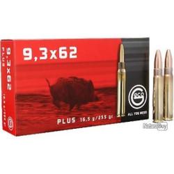 BALLES GECO PLUS , CALIBRE: 9,3*62.Lot de 60 Cartouches.