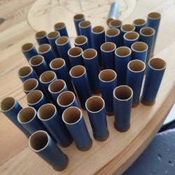 douilles cartons g&eacute;velots cal 20 bleue