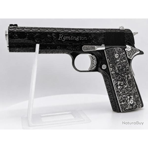 PISTOLET REMINGTON R1 FULL ENGRAVING BLUED