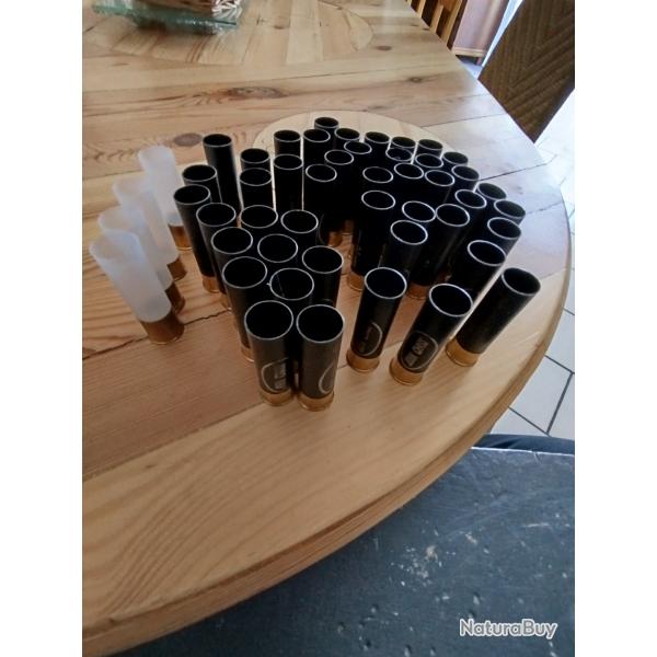 douilles plastiques cal 12/70 rechargement