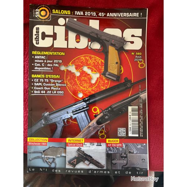 CZ 75 TS Orange, coach gun Pietta... revue TIR CIBLES no 593 ao�t 2019