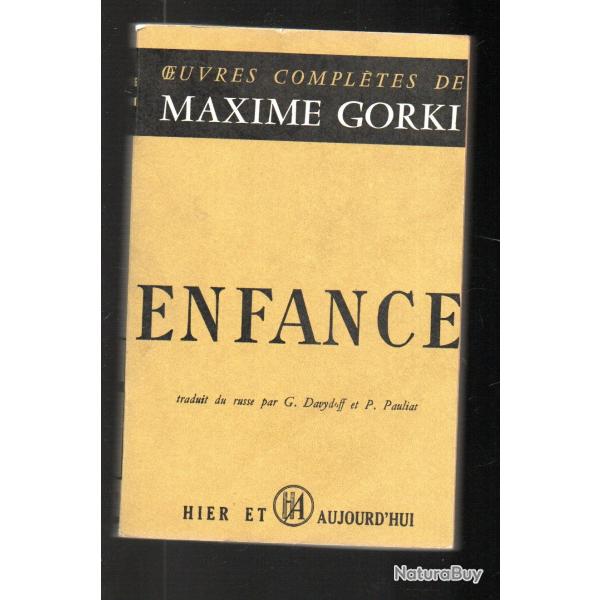 maxime gorki enfance , traduit du russe