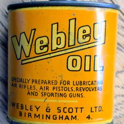 Petit bidon d'huile Webley
