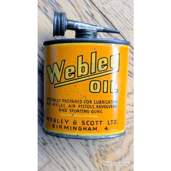 Petit bidon d'huile Webley