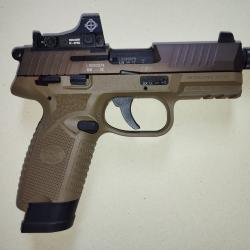 Pack FN 502 Tactical FDE / Tan .22 LR + Point Rouge Sightmark Mini Shot M-Spec  + Silencieux