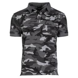 Polo d&eacute;lav&eacute; camo Mil-Tec Coloris Urban Taille XL