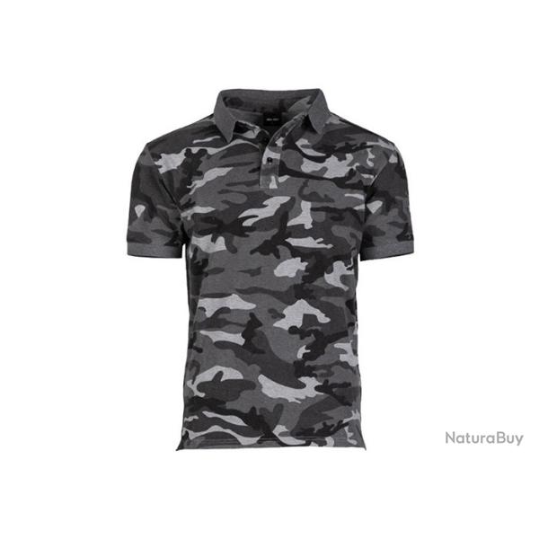 Polo d�lav� camo Mil-Tec Coloris Urban Taille XL