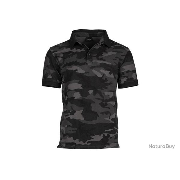 Polo d�lav� camo Mil-Tec Coloris Dark camo
