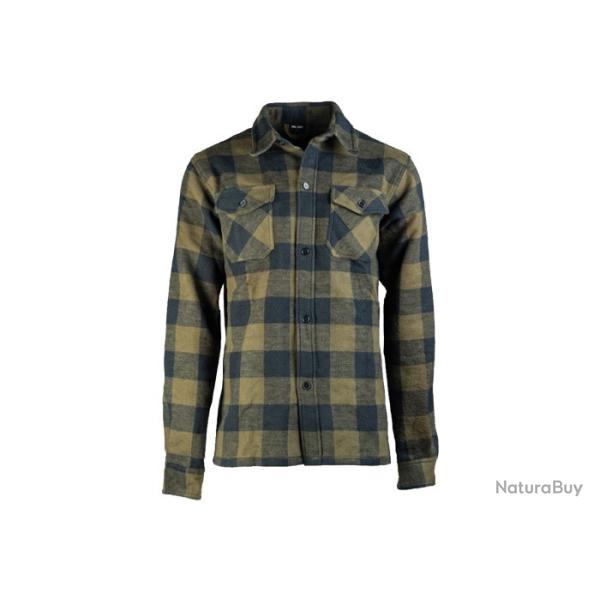 Chemise bucheron Mil-Tec Coloris Vert - Noir