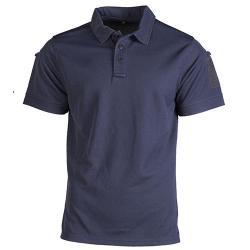 Polo manches courtes Quick Dry s&eacute;chage rapide Mil-Tec Coloris Bleu Marine