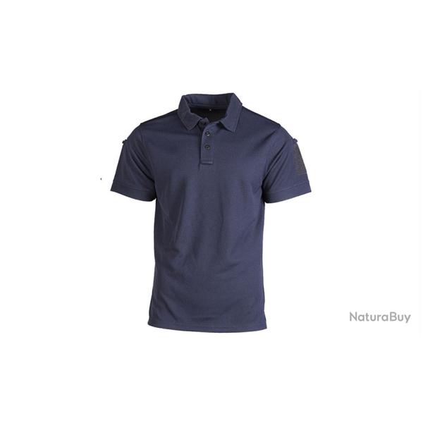 Polo manches courtes Quick Dry s�chage rapide Mil-Tec Coloris Bleu Marine