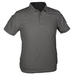 Polo manches courtes Quick Dry s&eacute;chage rapide Mil-Tec Coloris Gris