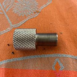 Adaptateur silencieux 1/2x28tpi vers m14x1En inox diam&egrave;tre 22 mm