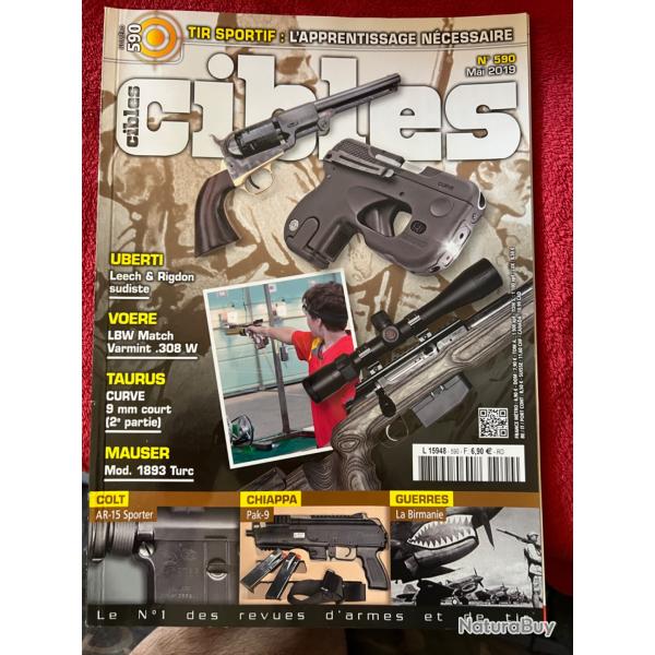 Mauser 1893 Turc, Colt AR-15 Sporter... revue TIR Cibles no 590 Mai 2019