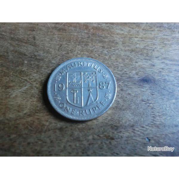 monnaie one rupee 1987