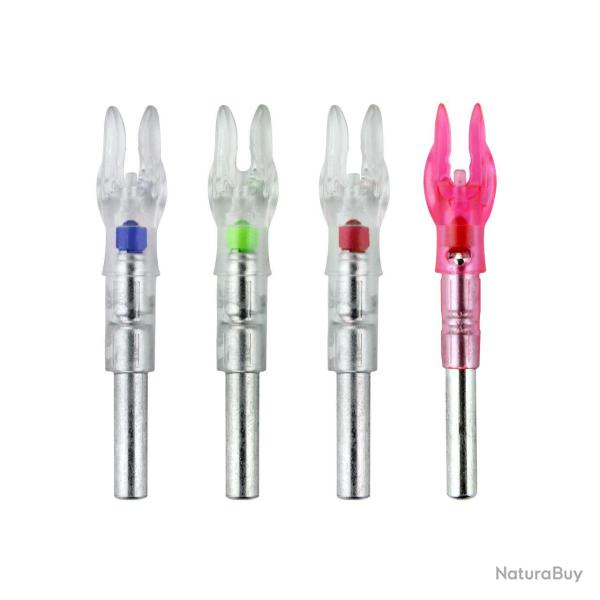 Encoche lumineuse Nockturnal "S" (3/pck) Rouge