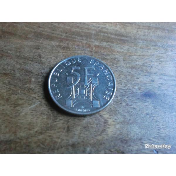 monnaie 5 francs tour eiffel 1889-1989