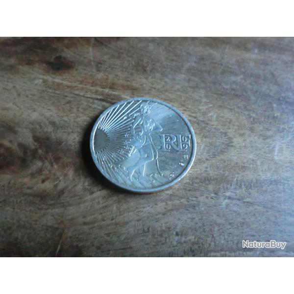 monnaie semeuse 10 eur  2002  argent