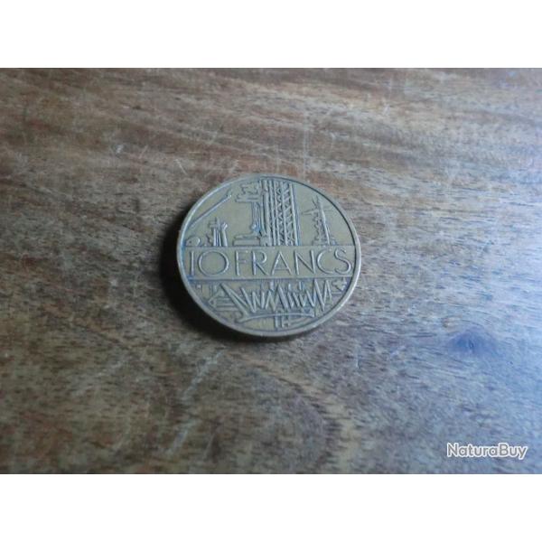 monnaie  10 francs mathieu 1978