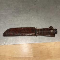 COUTEAU POIGNARD KABAR USMC OLEAN N.Y ORIGINAL