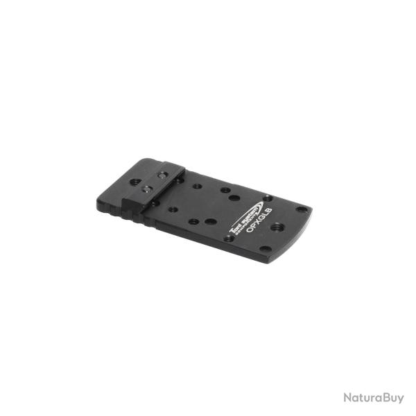 TONI SYSTEM | Plaque de montage Red Dot | Queue d'aronde | GLOCK | Mod�le OPXGLB | RMR
