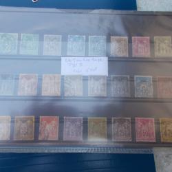 lot de 24 timbres SAGE typeII,oblit&eacute;r&eacute;s,cot&eacute; yvert; 500 euros