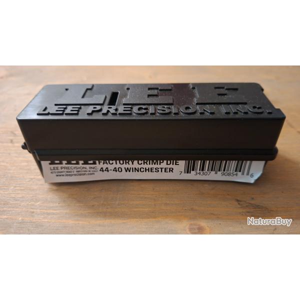 Outil sertisseur conique LEE FACTORY CRIMP DIE RIFLE pour calibre 44-40