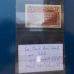 timbre n&deg;262, LE PONT DU GARD,neuf,,cot&eacute; yvert:550 euros