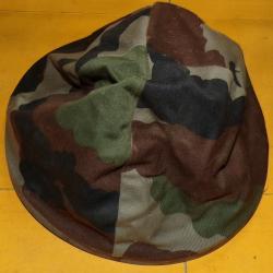COUVRE CASQUE CAMOUFLE POUR CASQUE FRANCAIS F1 , FABRICATION FRANCAISE DE 1993 , BON ETAT VOIR PHOTO