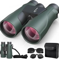 Jumelles 15 x 56 Lentilles FMC Prisme BAK4 Faible Luminosit&eacute; Vision Claire HD Focus Haute Puissance