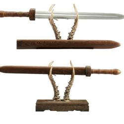 Glaive romain de collection en acier 1095 avec &eacute;tui en bois de qualit&eacute;, pour la bataille, la coupe,