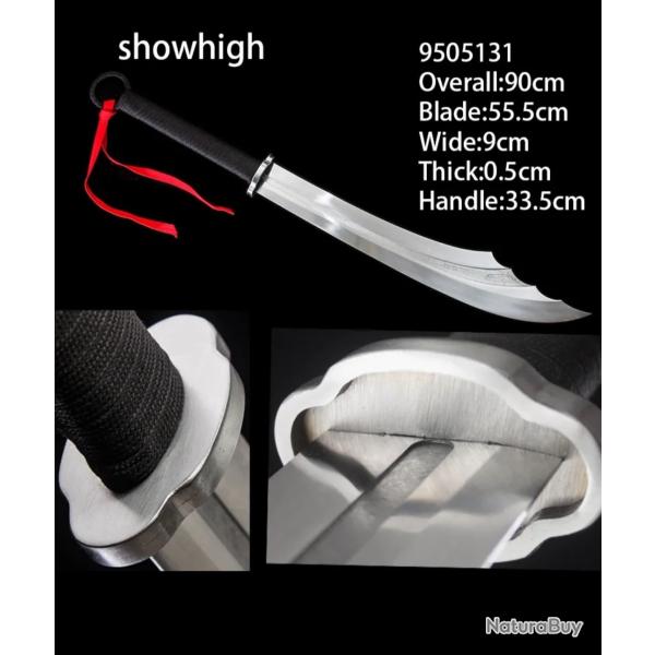 Magnifique �p�e Broadsword en acier au carbone - Imposante, robuste et d'une pr�sence exceptionnelle