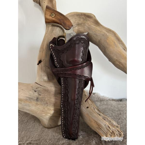 Holster cuir Remington 1858 droitier N�25