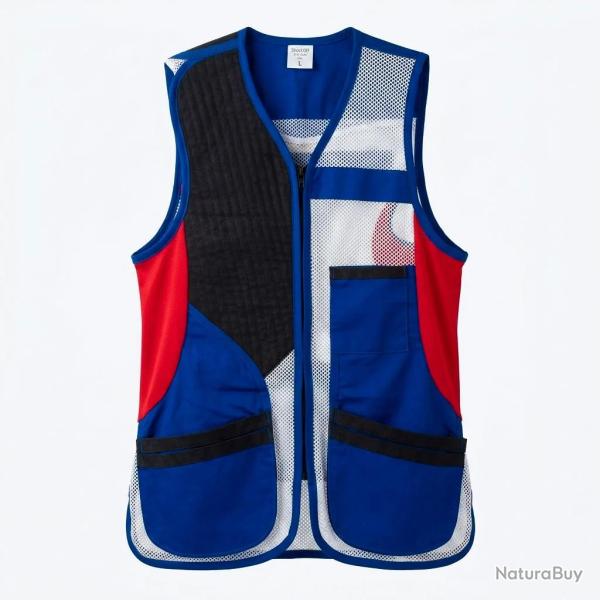 Gilet de ball-trap France XXL