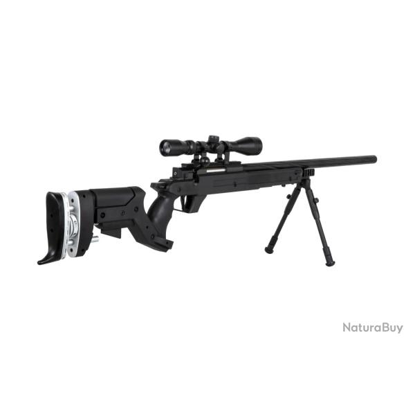 Replique Longue 6Mm Sa-S13 Core Sniper Avec Bipied Et Lunette Noire
