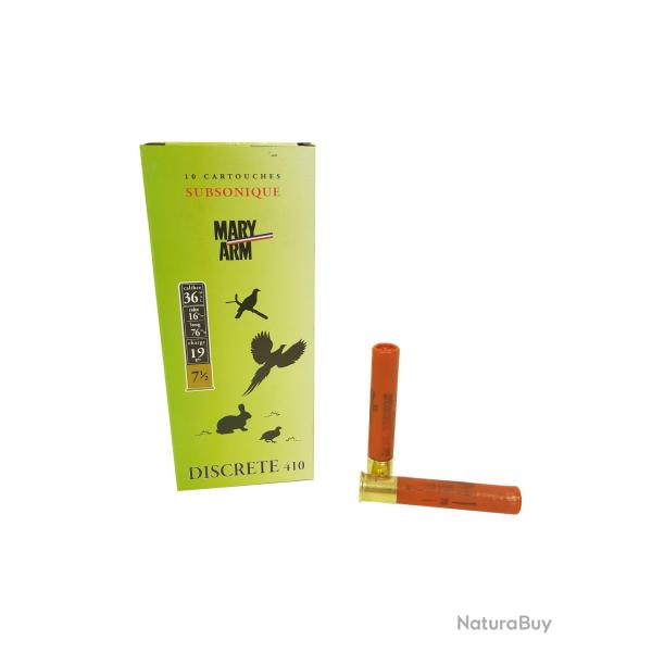 Munitions 410 SUBSONIQUE mary-arm 7.5