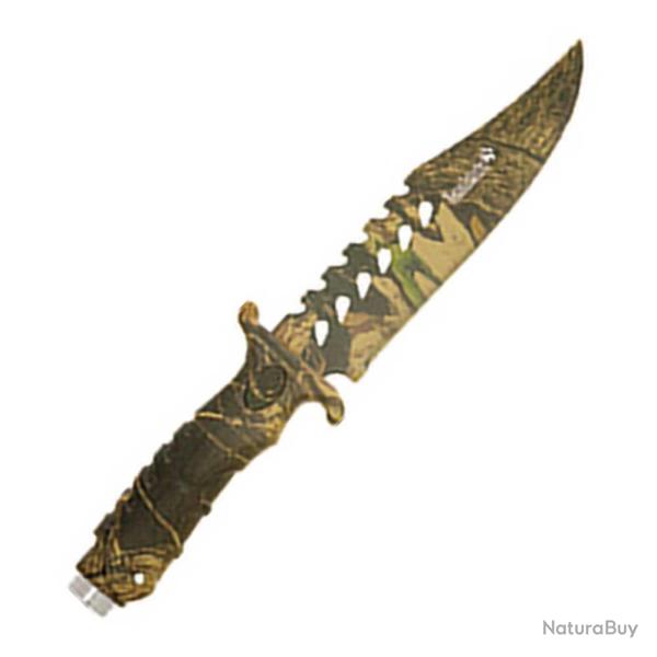 COUTEAU CAMO LAME 15.5 CM. TU CAMO