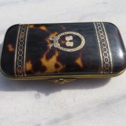&Eacute;tui &agrave; cigares/cigarettes d'&eacute;poque Napol&eacute;on III - FRANCE (XIX&eacute;)