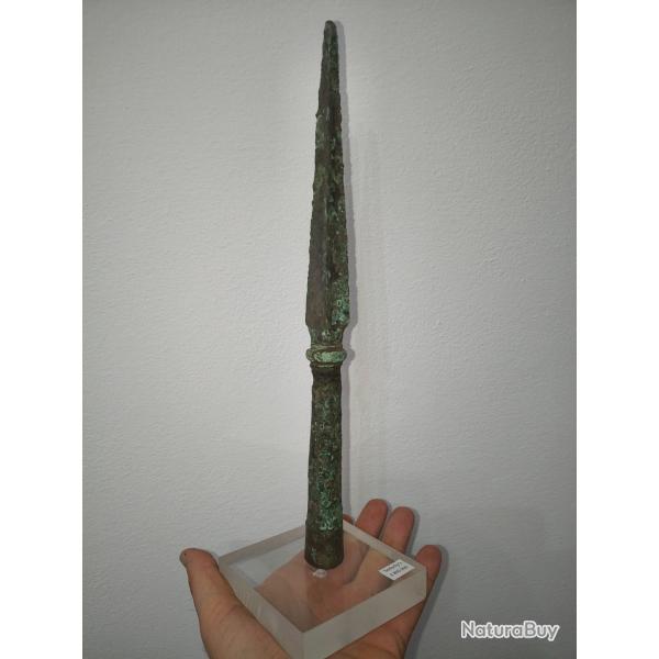Lance de bronze ancienne Ex Sotheby's