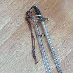 Sabre d'officier d'infanterie Septembre 1916 Ch&acirc;tellerault Mle 1882