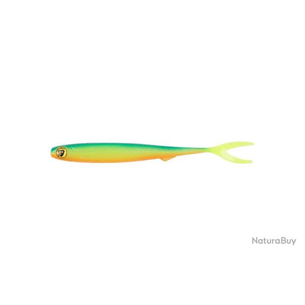 Leurre Souple Fox Rage Slick Finesse Super Soft 16cm 16cm UV Blue Back Chartreuse