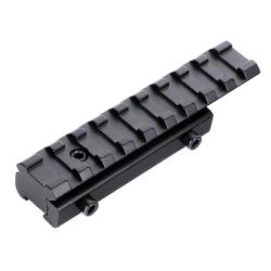 Adaptateur de rail 11 &agrave; 22 mm longueur 10 cm