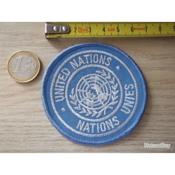 �cusson ONU Organisation des Nations Unies insigne tissu