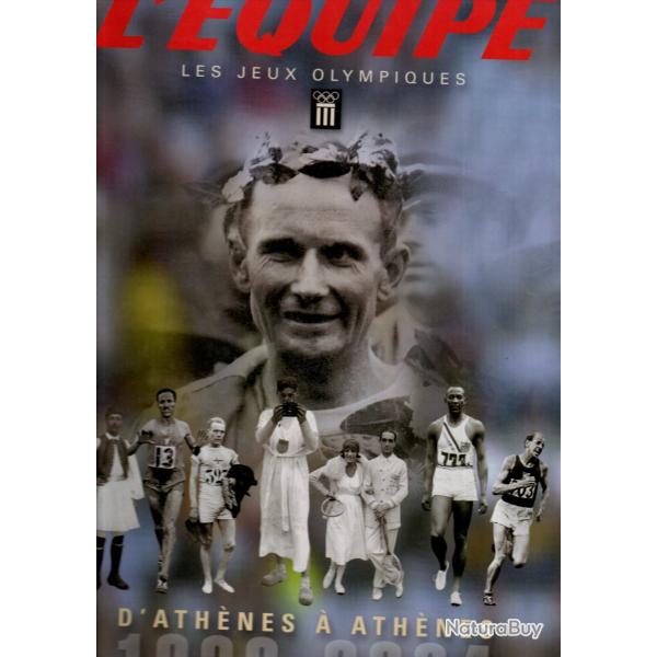 les jeux olympiques 1896-2004  coffret 2 livres sous emboitage l'�quipe