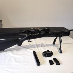 CZ 455 .22 LR + Lunette + Mod&eacute;rateur de son + Bipied + 2 chargeurs + Mallette