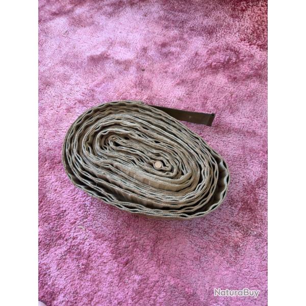 Rarissime bande toile 250 coups pour une mitrailleuse Vickers . Dat�e de D�cembre 1940 .